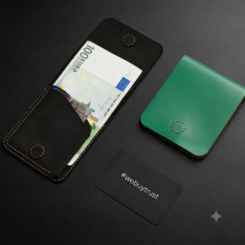 Handcrafted Minimalist 100% Genuine Leather Bifold Wallet — Community Batch